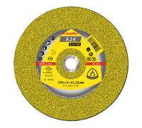Klingspor Disque de coupe Klingspor A 24 EX230 x 3 x 22,23 mm coudé Quantité:25