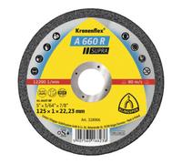 Klingspor Disque de coupe Klingspor A 660 R125 x 1 x 22,23 mm plat Quantité:25