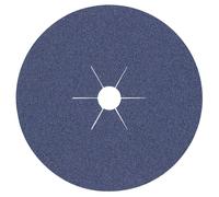 Klingspor disque en fibre vulcanisée grain 36 diamètre 125mm pour acier / VA zircon-corindon - 6620