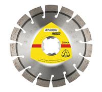 Klingspor Disques à tronçonner diamantés 350462 DT 600 U SUPRA pour meuleuse d'angle pour matériaux de construction, béton, béton vieilli, brique calcaire, 125 mm x 2,4 mm x 22,23 mm