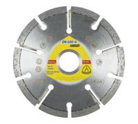 Klingspor 330663 DN 600 U disques à tronçonner diamant 115 x 10 x 22,23 mm Denture standard 9 segments 32 x 10 x 7 mm, contenu - 1