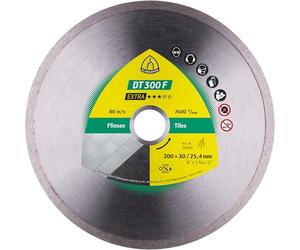 Klingspor dT 300 f aDT diamantwerkzeuge gmbH disque eXTRA à tronçonner diamanté pour carrelage, basic pour meuleuse d'angle - 125 x 1,6 x 22,23 mm