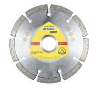 Klingspor DT 300 U Disques à tronç. Diamanté Klingspor 125 x 1,6 x 22,23 mm 9 segments 36,4 x 1,6 x 7 mm, denture standard Quantité:1