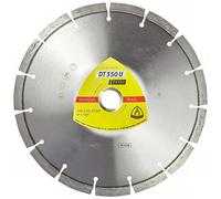 Klingspor DT 350 U Disque à tronçonner diamanté Extra 125 x 2,4 x 22,23 mm 9 segments Denture standard - Pour matériaux de chantier et béton - 336215