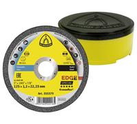 Klingspor EDGE Special 355380 Disque à tronçonner 115 mm 25 pc(s) acier inoxydable, acier, aluminium
