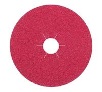 Klingspor FS 964 Disques Fibre céramique Klingspor 180 x 22 mm Grain 60 alésage étoilé Quantité:25