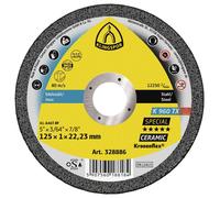 Klingspor K 960 TX Special 328886 Disque à tronçonner 125 mm 25 pc(s) acier, acier inoxydable, Acier fortement allié, Acier au