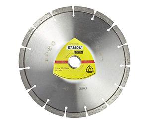 Klingspor KLI-336216 336216 DT 350 U Disques à tronçonner diamantés 180 x 2,6 x 22,23 mm 11 segments 42 x 2,6 x 10 mm Denture standard Contenu : 1 pièce