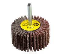 Klingspor KM 613 Roues à lamelles sur tige Klingspor 10 x 10 x 3 mm Grain 40 plan Quantité:10