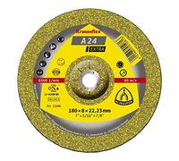 Klingspor Kronenflex 351252 A 24 Disques à ébarber pour métal universel X-LOCK 125 mm x 6 mm x 22,23 mm Lot de 10