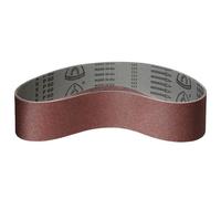 Klingspor Lot de 5 bandes abrasives en corindon - 100 x 1220 mm - Grain P60 - Pour bois et métal - Support en tissu semi-flexible indéchirable - Bandes abrasives professionnelles pour ponceuse à bande