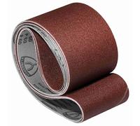 Klingspor Lot de 5 bandes abrasives en corindon - 150 x 2000 mm - Grain P40 - Pour bois et métal - Sous-couche en tissu semi-flexible indéchirable - Bandes abrasives professionnelles pour ponceuse à