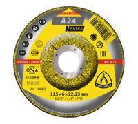 Klingspor Meule d'ébarbage Klingspor A 24 EX115 x 6 x 22,23 mm coudée Quantité:10