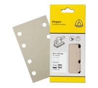 Klingspor Papier abrasif Klingspor PS 33 CK, 80 x 133 mm grain 80 forme de trou GL18 Quantité:5
