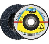 KLINGSPOR Roue à lamelles SMT 628 Supra Ø 125 mm Granulométrie 80 plat INOX corindon zirconien - 322799