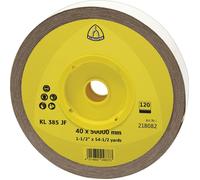 KLINGSPOR Rouleau de toile abrasive KL 385 JF 50 m x 40 mm Granulométrie 120 - 218082