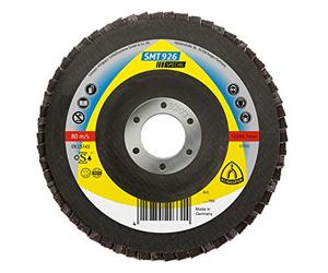 KLINGSPOR Schleifmopteller SMT 926 180 x 22,23 mm - 10 pièces-grain 40, 321705 bombée