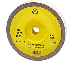 KLINGSPOR Schleifrolle KL 385 JF 40 x 5000 mm, grain 60, 218079