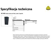 KLINGSPOR SIATKA ŚCIERNA AS400 gr.100 50szt. 115mm x 280mm