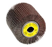 Klingspor 93021 SM 611 S Roue à lamelles, K180 100 x 100 x 19 mm, Brun