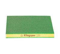 Klingspor SW 501 TR Eponges abrasives Aluminium Oxide Klingspor 96 x 123 x 12,5 mm Grain 120 Quantité:100