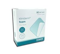Kliniderm Foam 10x10 cm, Pansement hydrocellulaire en mousse non adhésif, 10 pcs