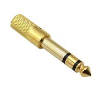 Klinken Adapter 6,35 mm zu 3,5 mm - Audio Umwandlungsstecker | 6,35 mm männlich auf 3,5 mm weiblich Adapter für Gitarren, Kopfhörer, Aux Kabel, Keyboard, Lautsprecher, Verstärker, Ideal für Studio, ou