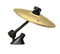 KLINNA Baignoire de crash - drôle mini tambour accessoire pour grille de ventilation | Car Cymbals Air Vent Clip, fantastique gadget pour voitures et pilotes (or)