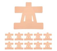 KLINNA Lot de 10 bandes de kinésiologie pour épaules prédécoupées - Bandes élastiques et imperméables pour le sport et le badminton - Soulagement de la douleur (couleur chair)
