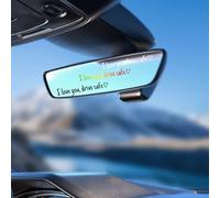 KLINNA Lot de 12 Autocollants I Love You Drive Safe, Autocollant de Voiture pour Rétroviseur Extérieur Je T'aime, Autocollant Étanche, Emblème Lettrage Résistant à l'Eau comme Accessoire