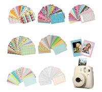 KLINNA Lot de 140 autocollants colorés pour cadre photo - Pour Fujifilm Instax Mini 9/8/7S/70/26/50S/90 et Polaroid