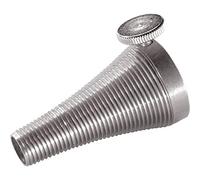 Klint Cône avec vis de blocage pour Testo 30 en acier inoxydable Adaptateur argenté 1/8" Boulon hexagonal avec vis de blocage