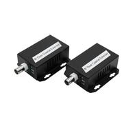 Kliplinc 1 ensemble d'extendeur réseau IP vers coaxial - Transfert du câble d'alimentation vers câble coaxial - Kit convertisseur Ethernet 500 m pour CCTV