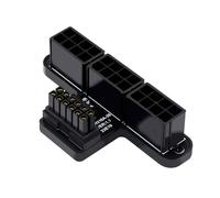 Kliplinc 3X8P Carte graphique jusqu'à la série 40 ATX 3.0 12 V HPWR 12 + 4P 600 W Connecteur de direction assistée à 180 degrés Installation facile Noir A