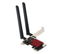 Kliplinc Adaptateur WiFi sans 2974 Mbps WIFI6 AX200 PCI-E - Accessoires de Rechange - 2,4 G 5 GHz - Carte réseau Double Bande Bluetooth 5.2 - Carte réseau de Bureau