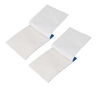 Kliplinc Lot de 2 livrets de 100 feuilles de papier de nettoyage doux pour objectif d'appareil photo Blanc 10 x 7,5 cm