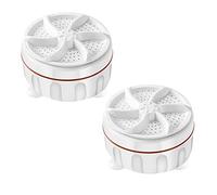 Kliplinc Lot de 2 mini machines à laver portables pour dessous de chaussettes pour les déplacements