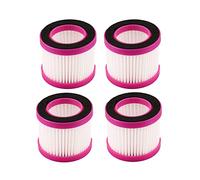 Kliplinc Lot de 4 éléments de Filtre à Haute efficacité compatibles avec Les aspirateurs Puppy D-601/602/603/605/606/607/608