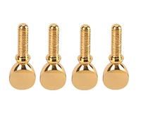 Kliplinc Lot de 4 vis de fixation pour saxophone, saxophone, clarinette basse, accessoires de rechange, doré
