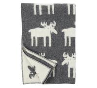 Klippan Yllefabrik Couverture en laine Elan gris 90x130 cm