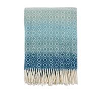 Klippan Yllefabrik Plaid de laine Havanna Aqua multi
