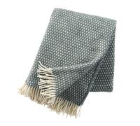 Klippan Yllefabrik Plaid en laine Knut vert