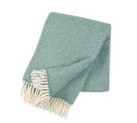 Klippan Yllefabrik Plaid en laine Samba menthe