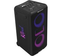 Klipsch Miami Music City Party Speaker Six Light Show Settings 18 Hour Battery Life IPX4 Rated, Pole mountable, Trolley Wheels and Retractable Handle