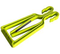 KlipSki Porte-Skis et bâtons en Vert (la Paire) - Rapide et Simple d’Emploi, pour Les Experts comme pour Les Bambins