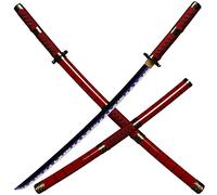 kljhld Épée Cosplay épée Anime Bambou, épée Katana Roronoa Zoro Sandai Kitetsu épée Katana 103 cm/40 Pouces