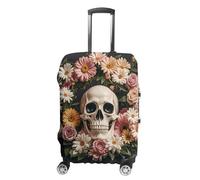 KLJHNVBM Bonsaï Tree Sugar Skull Housse de protection élastique pour valise de voyage anti-rayures Convient aux bagages de 48,3 à 81,3 cm, Style :, XL, Housse de valise