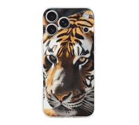KLJHNVBM Coque compatible avec iPhone 17, résistante aux chocs, en TPU souple, anti-jaunissement et résistante aux rayures, coque pour iPhone 17 Pro Max animal sauvage tigre pour homme et femme