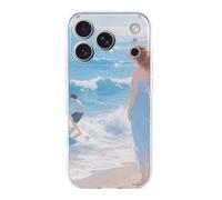 KLJHNVBM Coque compatible avec iPhone 17, résistante aux chocs, en TPU souple, anti-jaunissement et résistante aux rayures, coque ange gardien pour iPhone 17 Pro pour homme et femme