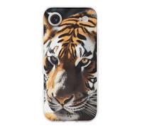 KLJHNVBM Coque compatible avec iPhone 17, résistante aux chocs, en TPU souple, anti-jaunissement et résistante aux rayures, coque pour iPhone 17 Air motif tigre sauvage pour homme et femme